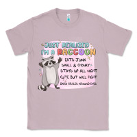 Lilac just realized im a raccoon Classic Tee - MaliasSmallBusiness