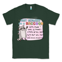 Sports Green just realized im a raccoon Classic Tee - MaliasSmallBusiness