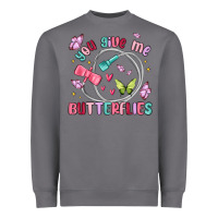 You Give Me Butterflies Heavyweight Sweatshirt | Teevron