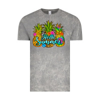 Cloud Rock hello summer pineapple Vintage Tee - Jasminsmagicworld