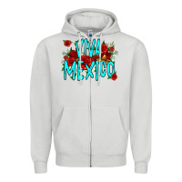 Dove Grey viva mexico long live mexico Zipper Hoodie - Jasminsmagicworld