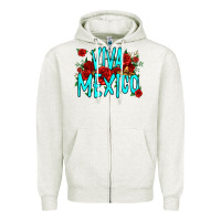 Oatmeal Heather viva mexico long live mexico Zipper Hoodie - Jasminsmagicworld