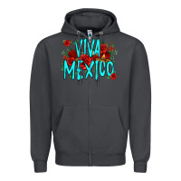 Smoke viva mexico long live mexico Zipper Hoodie - Jasminsmagicworld