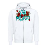 White viva mexico long live mexico Zipper Hoodie - Jasminsmagicworld