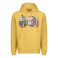 Antique Gold American Nurse 4th of july Premium Hoodie - HowdyJamesFarm