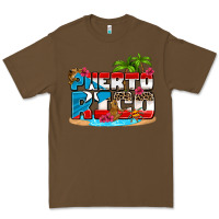 Cacao puerto rico and flowers with frog Premium Tee - AdoDesignShop