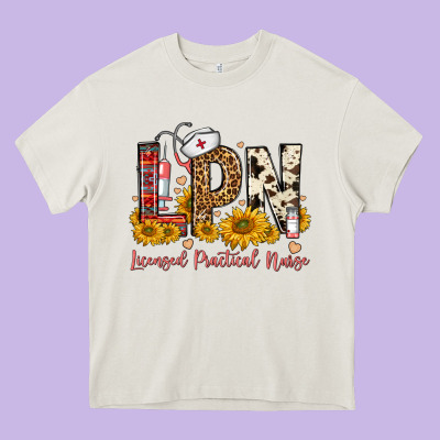 Lpn Licensed Practical Nurse Heavy Core Tee Designed By Fadigitalartstudio