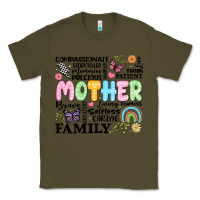 Army Green retro mother Classic Tee - JahusDesignShop