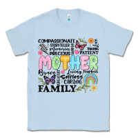 Dusty Blue retro mother Classic Tee - JahusDesignShop