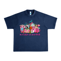 Navy western cancer  in october we wear pink coffee cups with ribbons Urban Heavy Tee - AdoDesignShop