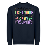 Navy at this point being tired is just part of my perso Heavyweight Sweatshirt - MaliasSmallBusiness
