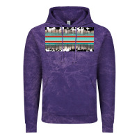 Cloud Purple western cowhide serape sunflower mama license plate Vintage Hoodie - BarkalooDesign