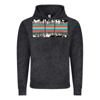 Vintage Black western cowhide serape sunflower mama license plate Vintage Hoodie - BarkalooDesign
