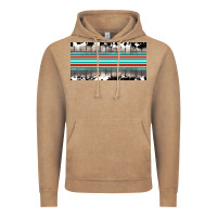 Vintage Coffee western cowhide serape sunflower mama license plate Vintage Hoodie - BarkalooDesign