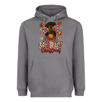Storm merry christmas afro messy bun Heavyweight Hoodie - texasbilliewilder