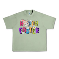 Oil Green easter Urban Heavy Tee - MaliasSmallBusiness