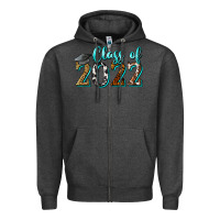 Charcoal Heather class of 2022 graduation Zipper Hoodie - BarkalooDesign