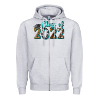 Heather Grey class of 2022 graduation Zipper Hoodie - BarkalooDesign
