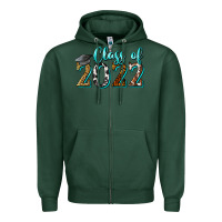 Sports Green class of 2022 graduation Zipper Hoodie - BarkalooDesign