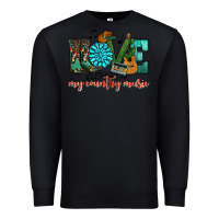 Black Western love my country music Premium Sweatshirt - HowdyJamesFarm