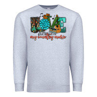 Heather Grey Western love my country music Premium Sweatshirt - HowdyJamesFarm