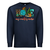 Navy Western love my country music Premium Sweatshirt - HowdyJamesFarm