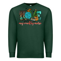 Sports Green Western love my country music Premium Sweatshirt - HowdyJamesFarm