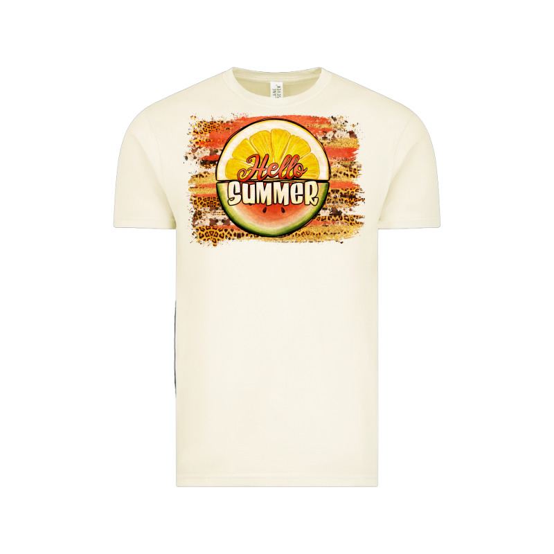 Hello Summer Watermelon Lemon Vintage Tee by Jasminsmagicworld | Teevron