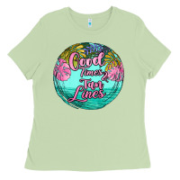 Matcha good times and tan lines Ladies Tee - JahusDesignShop