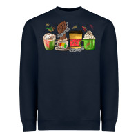 Navy juneteenth coffee cups Heavyweight Sweatshirt - MaliasSmallBusiness