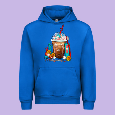 Dentist Frappe Coffee Urban Hoodie Designed By Fadigitalartstudio