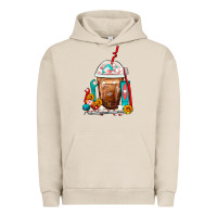 Pigment French Oak Dentist Frappe Coffee Urban Hoodie - FaDigitalArtStudio