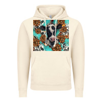 Vintage Artic western black and white cow Vintage Hoodie - BarkalooDesign