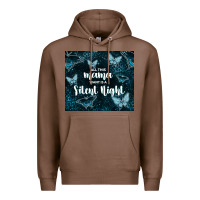 Chestnut all this mama want is a silent night Premium Hoodie - TumblerDesignByShophia