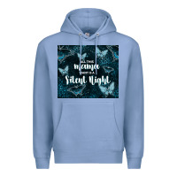 Colony Blue all this mama want is a silent night Premium Hoodie - TumblerDesignByShophia