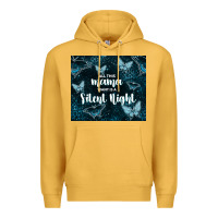 Mustard all this mama want is a silent night Premium Hoodie - TumblerDesignByShophia