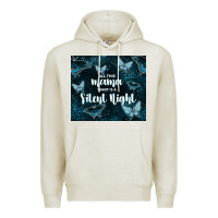 Oatmeal Heather all this mama want is a silent night Premium Hoodie - TumblerDesignByShophia