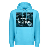 Ocean Blue all this mama want is a silent night Premium Hoodie - TumblerDesignByShophia
