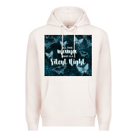 Pale Pink all this mama want is a silent night Premium Hoodie - TumblerDesignByShophia