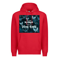Red all this mama want is a silent night Premium Hoodie - TumblerDesignByShophia