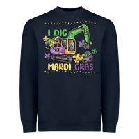 Navy i dig mardi gras Heavyweight Sweatshirt - MaliasSmallBusiness