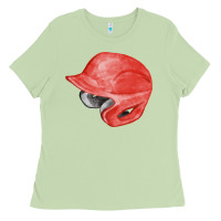 Matcha red baseball helmet fa element Ladies Tee - FaDigitalArtStudio