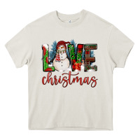 Cream love christmas Heavy Core Tee - FaDigitalArtStudio