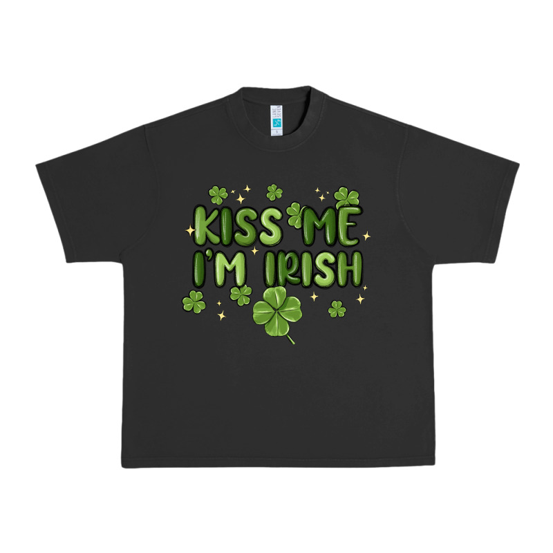 Kiss Me I'm Irish Urban Heavy Tee by MaliasSmallBusiness | Teevron