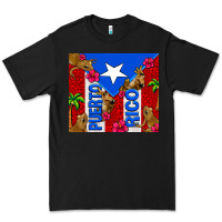 Black puerto rico coqui leopard Premium Tee - AdoDesignShop