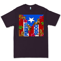 Plum puerto rico coqui leopard Premium Tee - AdoDesignShop