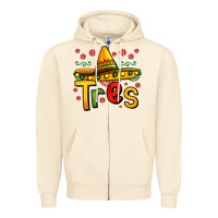 Sandshell tres my third mexican birthday Zipper Hoodie - Jasminsmagicworld
