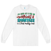 White im  kind of a mix of sweetheart and smartass Long Sleeve Tee - MaliasSmallBusiness