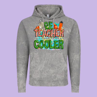 Pe Teacher But Cooler Vintage Hoodie Designed By Nancycooperartshop