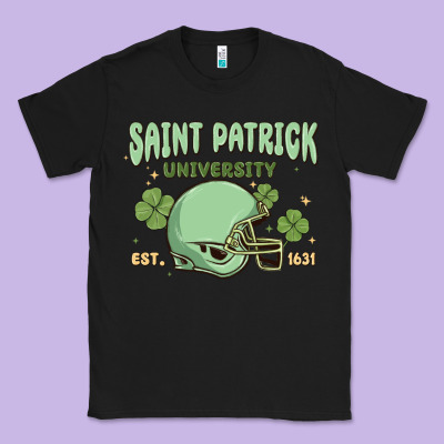 Saint Patrick University Classic Tee Designed By Maliassmallbusiness